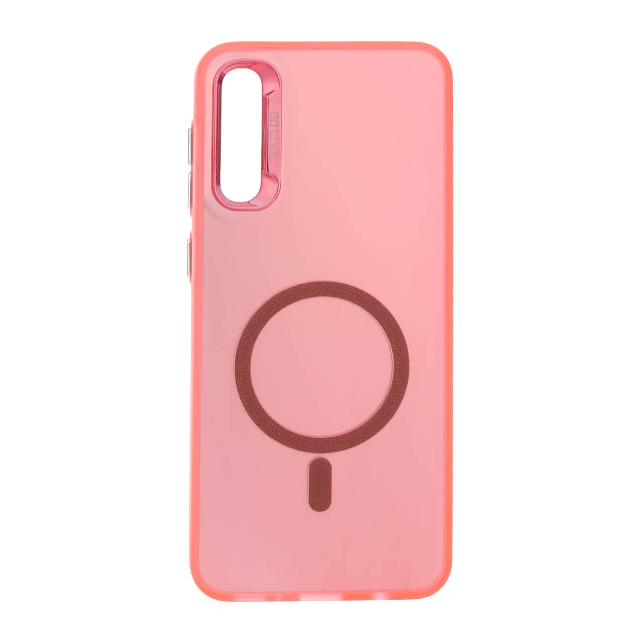 1558560 قاب SO COOL طرح مگ سیف لنز متال Samsung Galaxy A50 / A50s / A30s - صورتی - تصویر 1