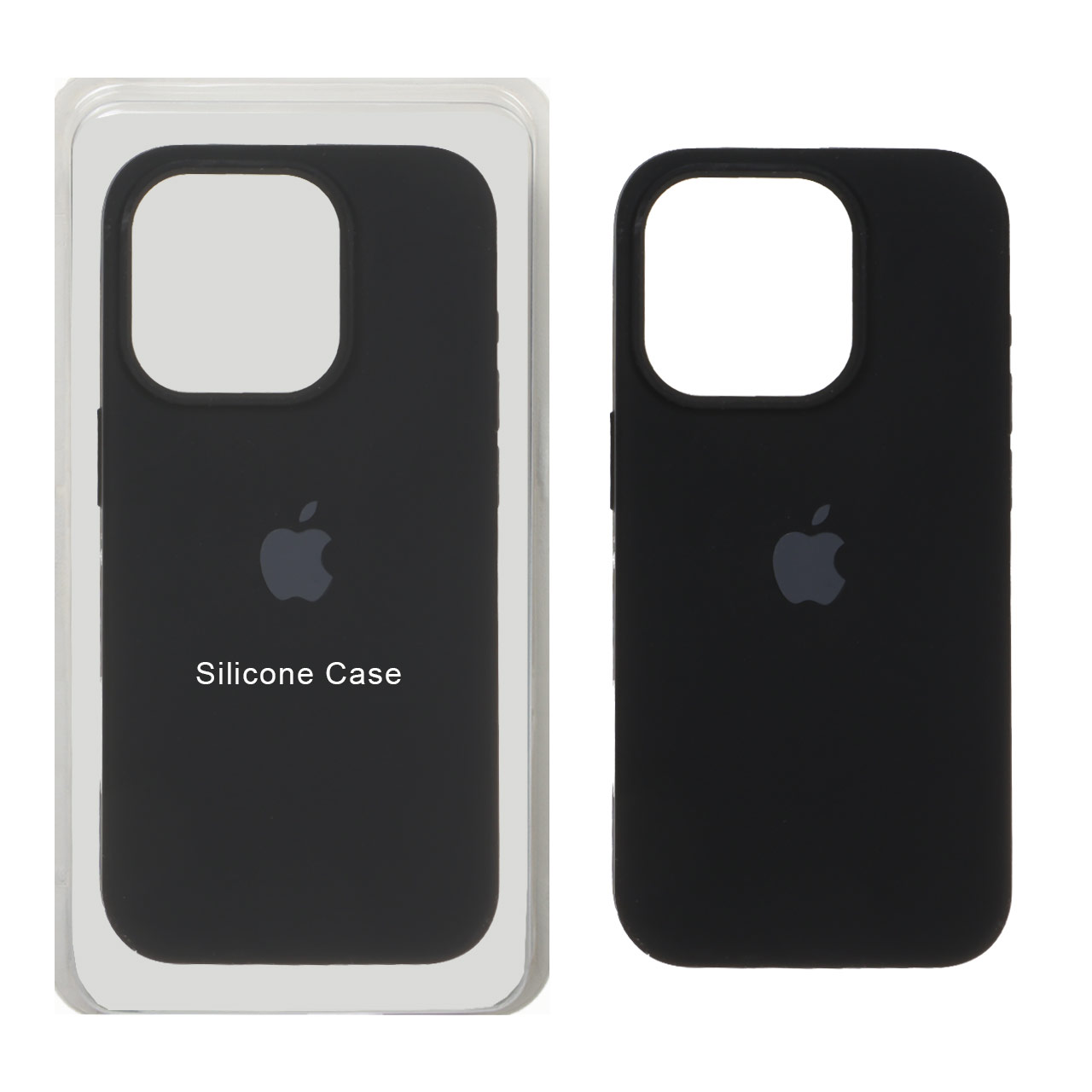 1559112 قاب سیلیکونی پاک کنی اورجینال Apple iPhone 15 Pro - مشکی - تصویر 1