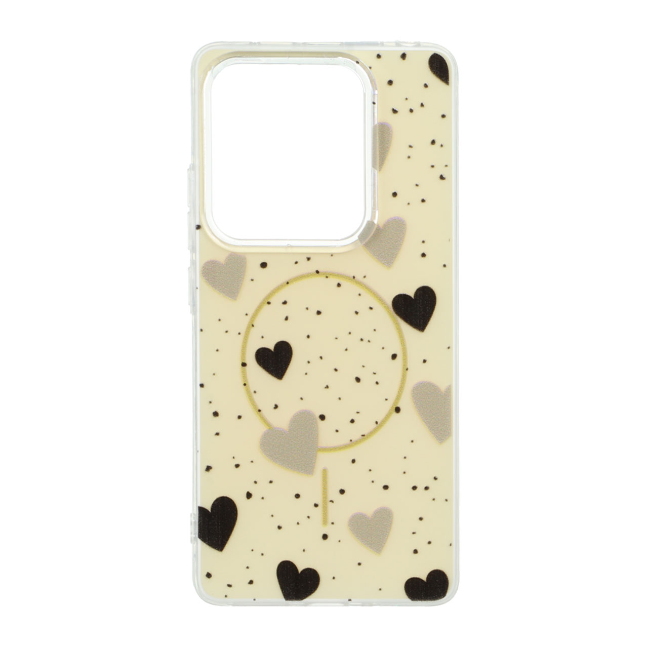 1561002 قاب پشت سخت دور ژله ای طرح مگ سیف برجسته Xiaomi Redmi Note 14S / Note 13 Pro 4G / Poco M6 Pro 4G - کد 687 - تصویر 1