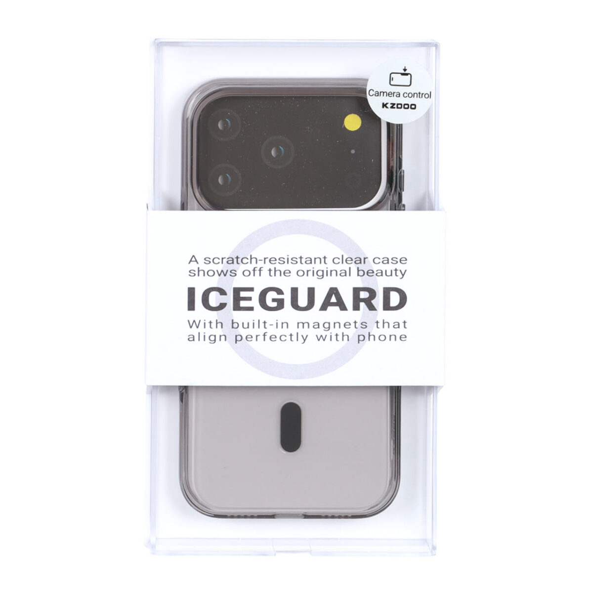 قاب Original Kdoo ICEGUARD Magsafe مدل Apple iPhone 17 Pro - مشکی (پک دار) - تصویر 1