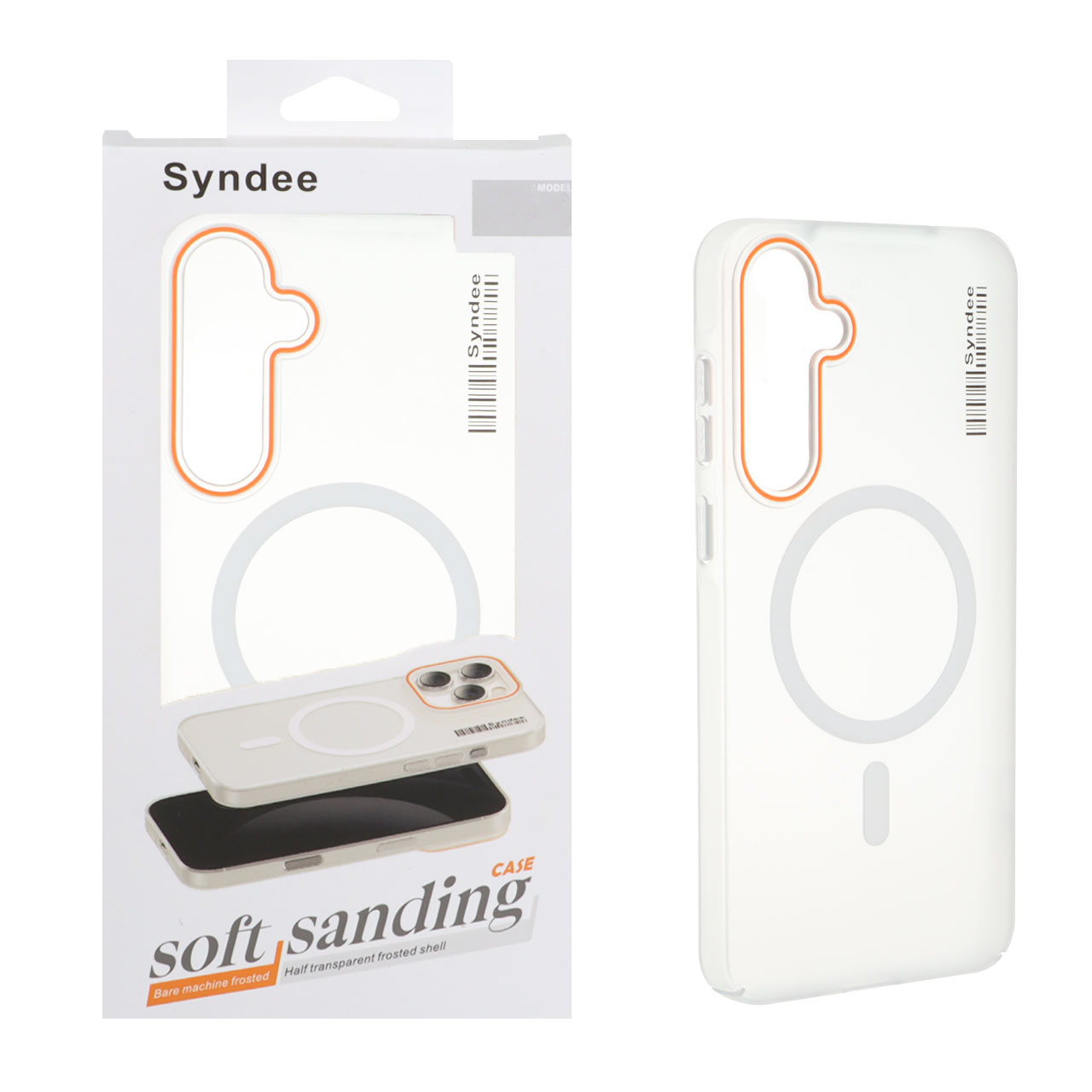 1563114 قاب اورجینال Syndee پشت مات MagSafe مدل Samsung Galaxy A55 - سفید (پک دار ) - تصویر 1