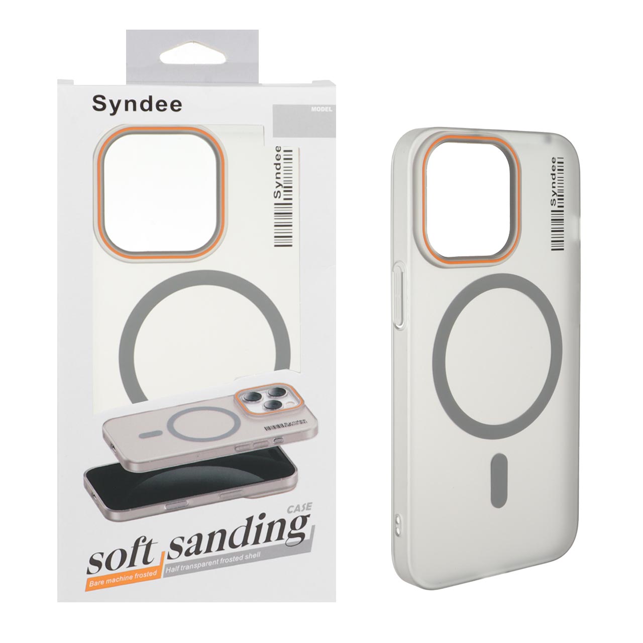 1563158 قاب اورجینال Syndee پشت مات MagSafe مدل Apple iPhone 13 Pro - خاکستری (پک دار ) - تصویر 1