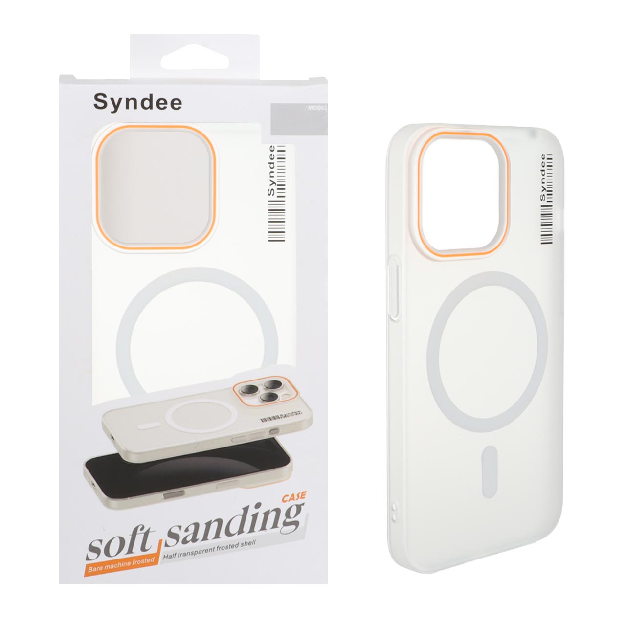 1563162 قاب اورجینال Syndee پشت مات MagSafe مدل Apple iPhone 13 Pro - سفید (پک دار ) - تصویر 1