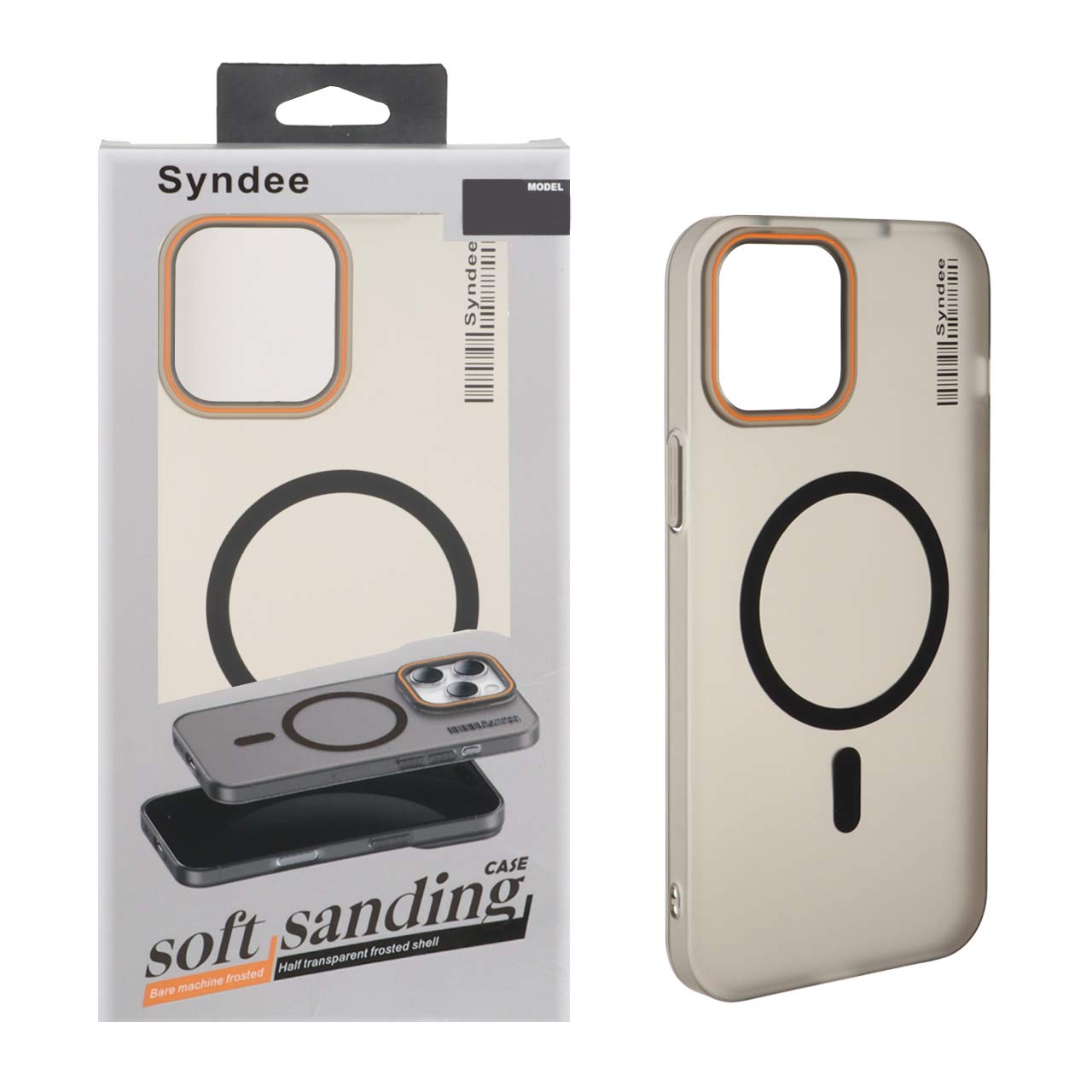 1563166 قاب اورجینال Syndee پشت مات MagSafe مدل Apple iPhone 12 Pro Max - مشکی (پک دار ) - تصویر 1