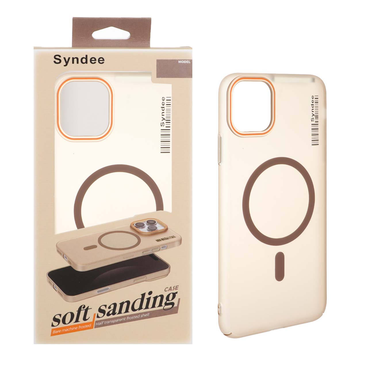 1563200 قاب اورجینال Syndee پشت مات MagSafe مدل Apple iPhone 11 Pro Max - صحرایی (پک دار ) - تصویر 1