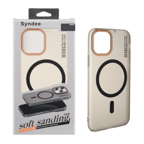 قاب اورجینال Syndee پشت مات MagSafe مدل Apple iPhone 11 Pro - مشکی (پک دار )