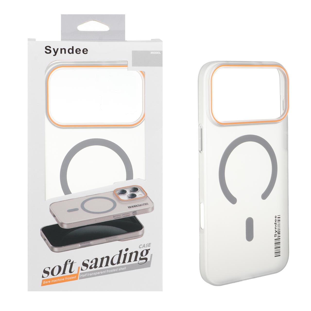 1563230 قاب اورجینال Syndee پشت مات MagSafe مدل Apple iPhone 17 Pro Max - خاکستری (پک دار ) - تصویر 1