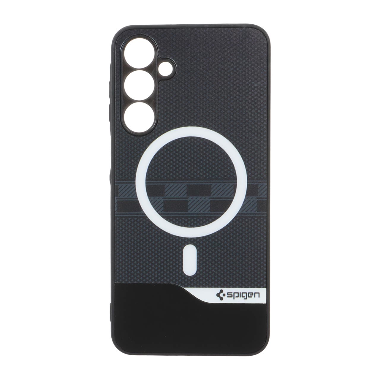 1563698 قاب Spigen دو تکه طرح مگ سیف محافظ لنزدار Samsung Galaxy A16 - مشکی - تصویر 1