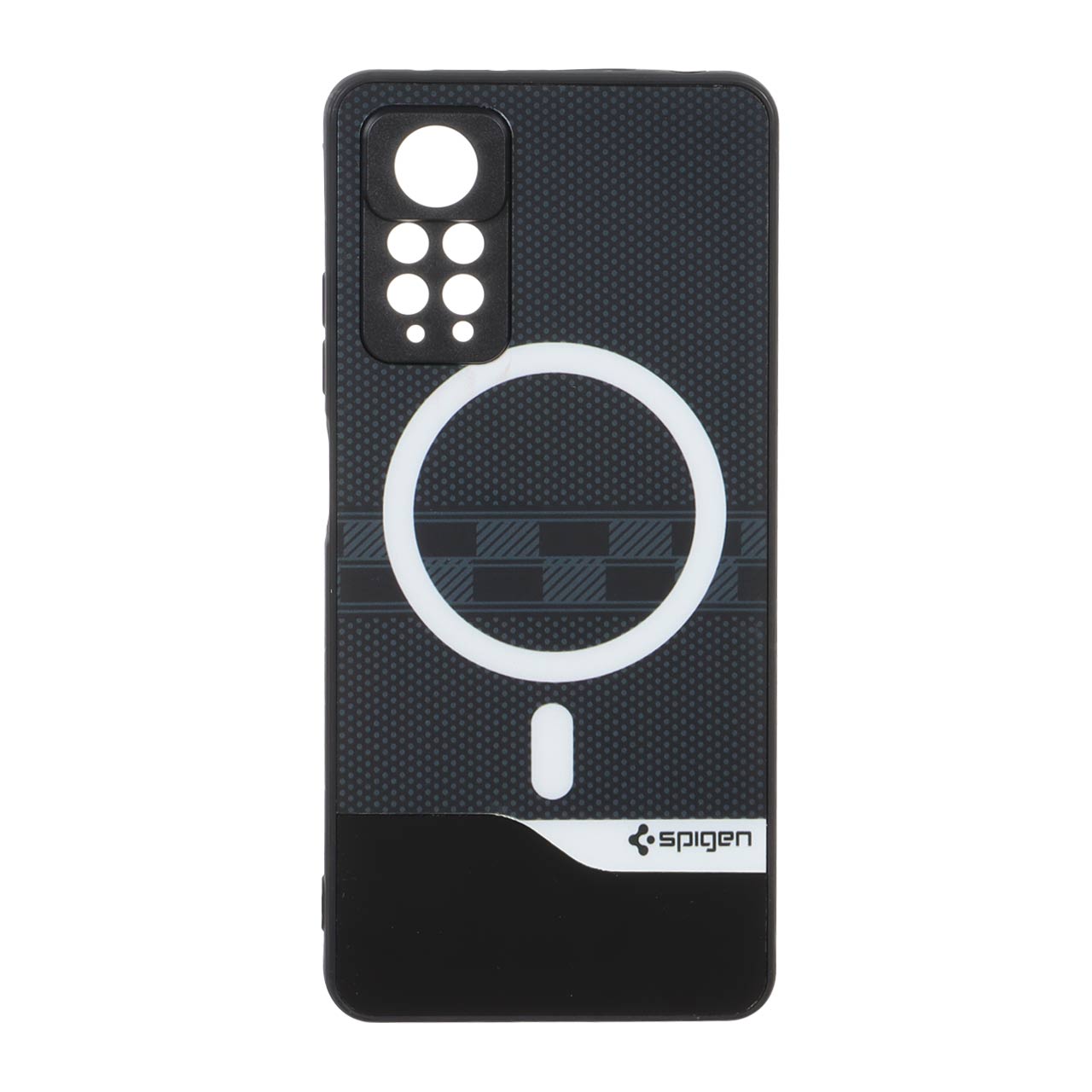 1563978 قاب Spigen دو تکه طرح مگ سیف محافظ لنزدار Xiaomi Redmi Note 12 Pro 4G / Redmi Note 11 Pro - مشکی - تصویر 1