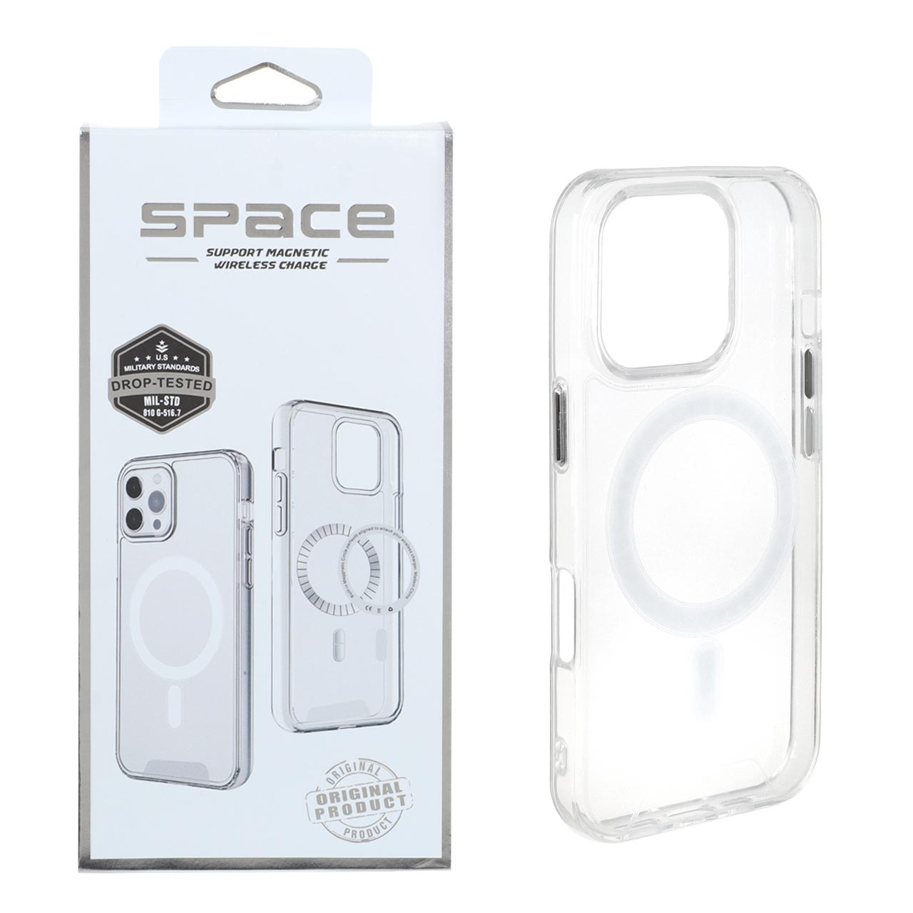 1564034 قاب اورجینال Space شفاف Magsafe مدل Apple iPhone 16 Pro (پک دار) - تصویر 1