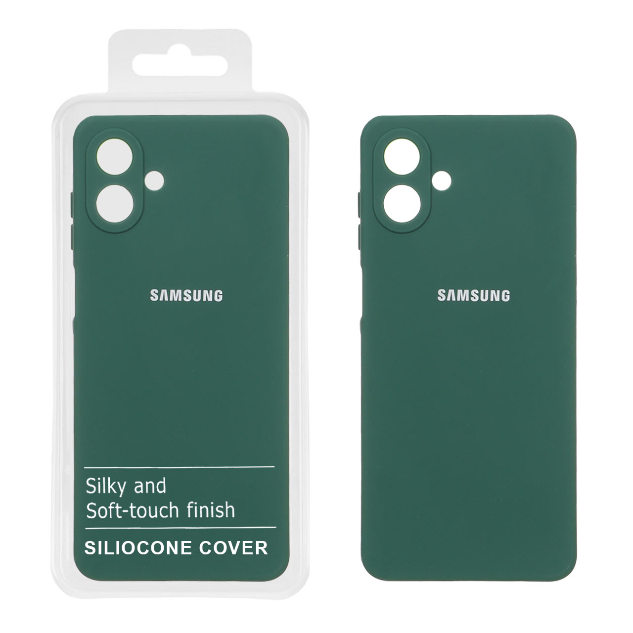 1564038 قاب نیو سیلیکون محافظ لنزدار Samsung Galaxy A07 - RFF - سبز (پک دار) - تصویر 1