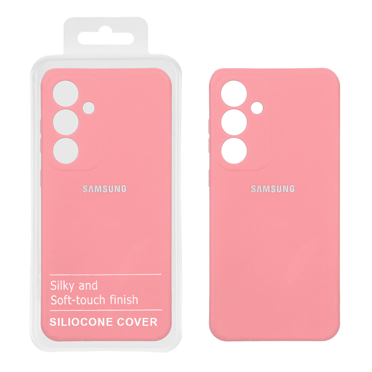 1564048 قاب نیو سیلیکون محافظ لنزدار Samsung Galaxy S25 FE - RFF - صورتی پاستیلی (پک دار) - تصویر 1