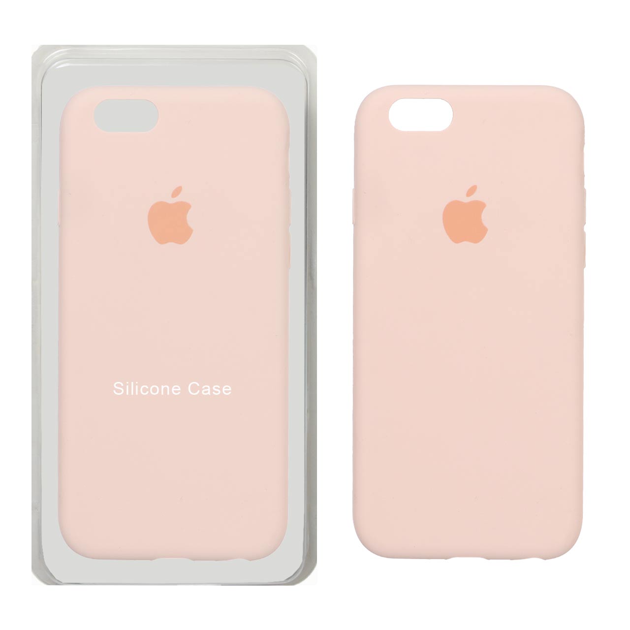 1564160 قاب سیلیکونی پاک کنی اورجینال Apple iPhone 6 / iPhone 6s - کرم نارنجی (پک دار) - ORX - تصویر 1