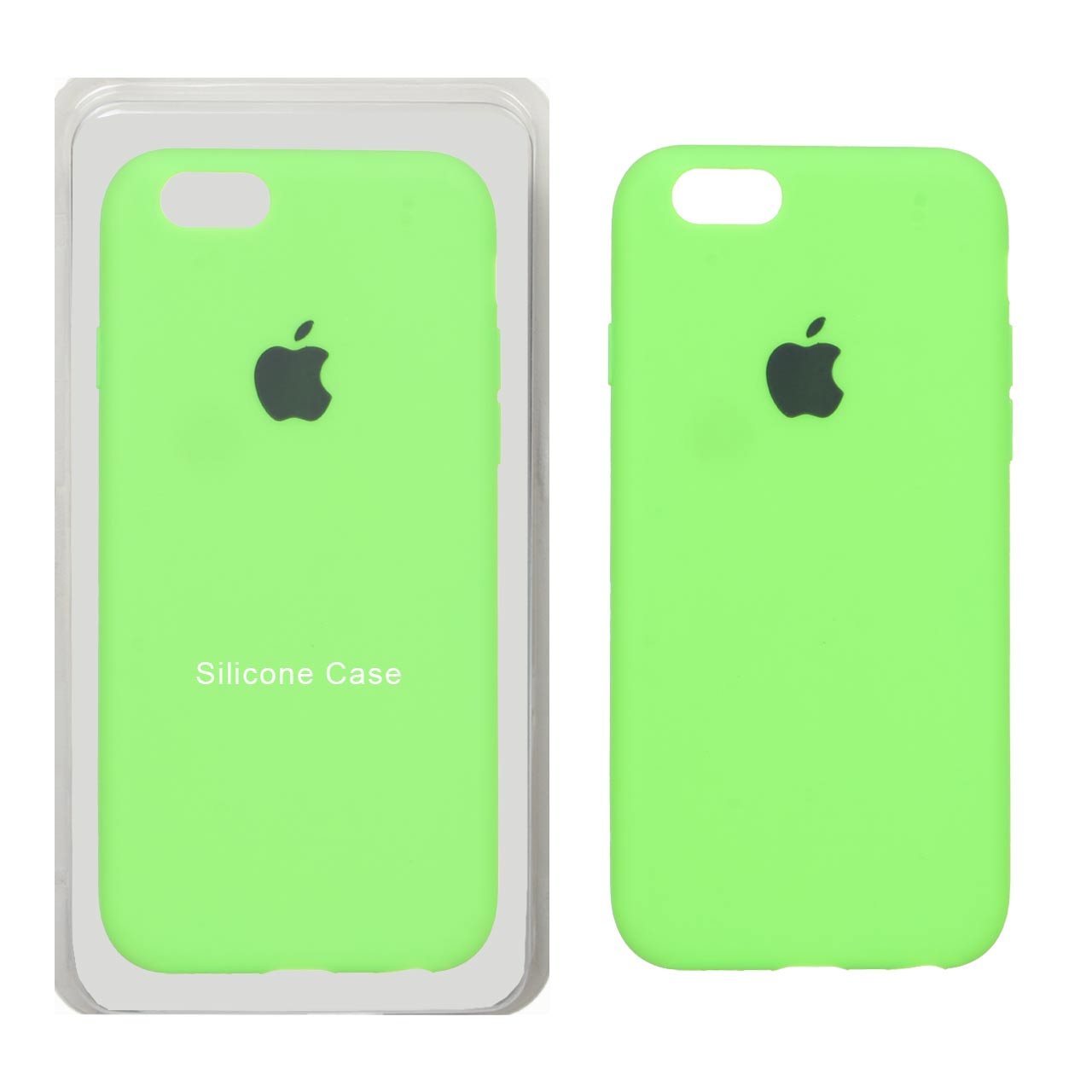 1564162 قاب سیلیکونی پاک کنی اورجینال Apple iPhone 6 / iPhone 6s - فسفری (پک دار) - ORX - تصویر 1