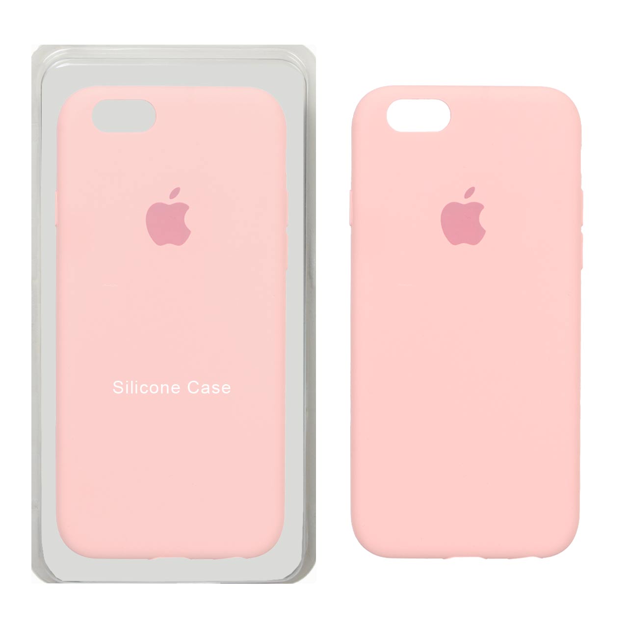 1564168 قاب سیلیکونی پاک کنی اورجینال Apple iPhone 6 / iPhone 6s - صورتی (پک دار) - ORX - تصویر 1