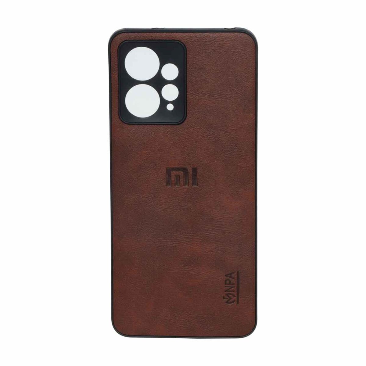 قاب طرح چرم NPA مدل Xiaomi Redmi Note 12 4G - قهوه ای - ORX - تصویر 1