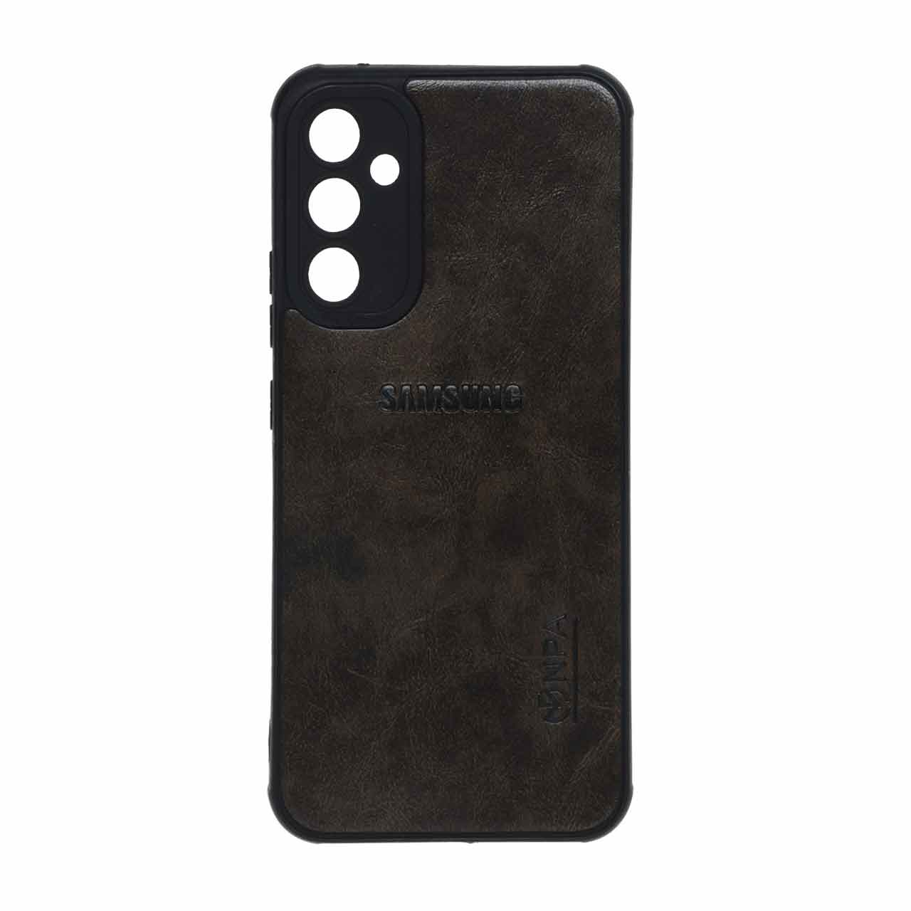 1564450 قاب طرح چرم NPA مدل Samsung Galaxy A34 - سبز زیتونی - ORX - تصویر 1