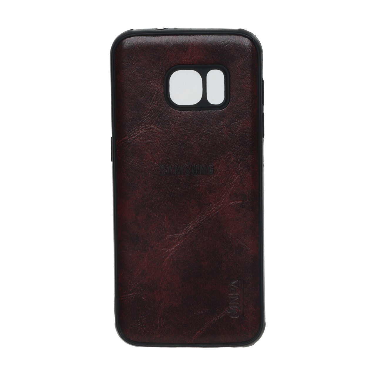 1564474 قاب طرح چرم NPA مدل Samsung Galaxy S7 - قهوه ای تیره - ORX - تصویر 1