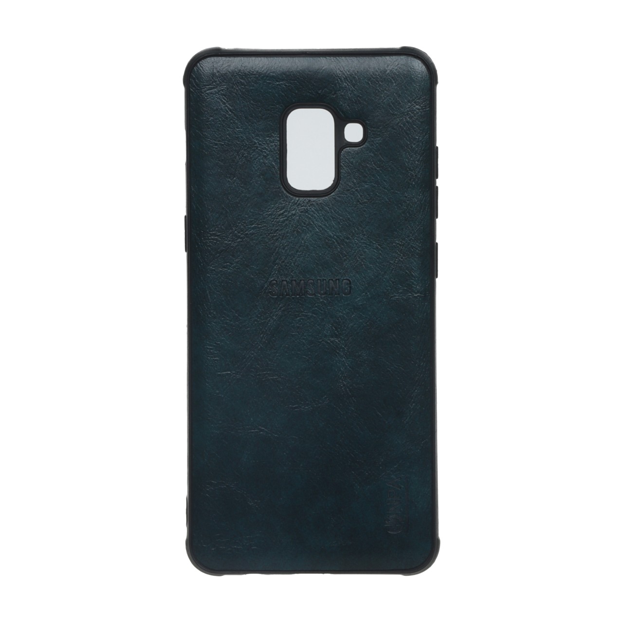 1564496 قاب طرح چرم NPA مدل Samsung Galaxy A8 Plus / A730 - سبز کله غازی - ORX - تصویر 1