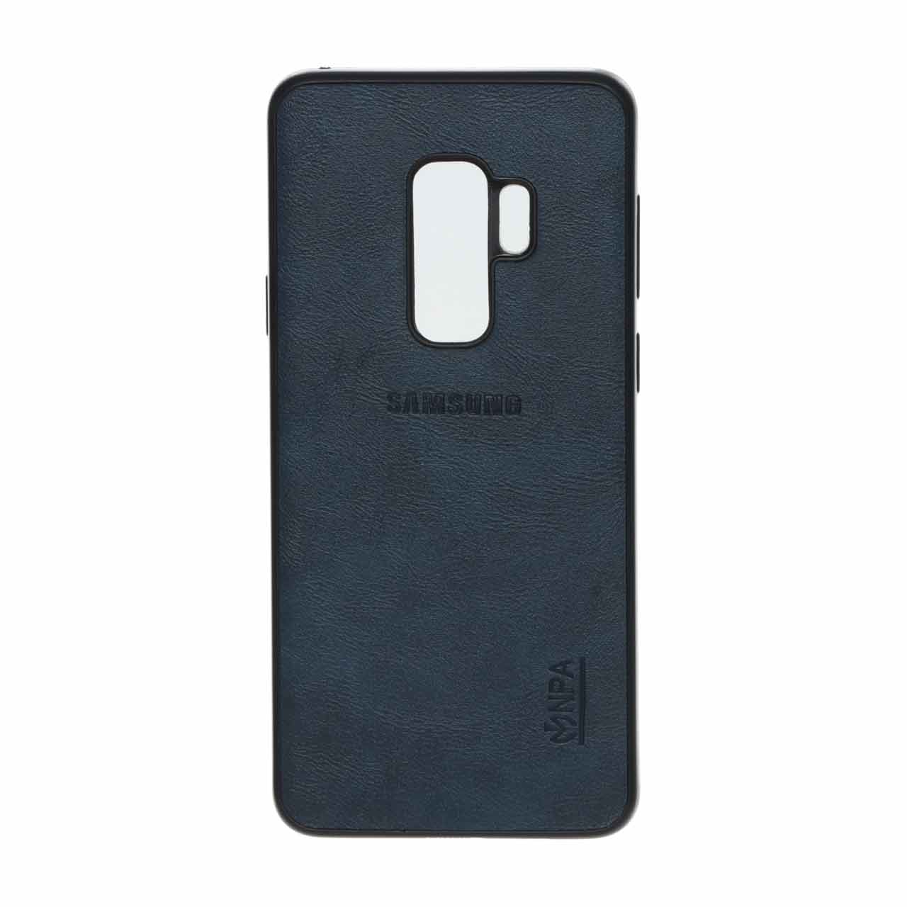 1564510 قاب طرح چرم NPA مدل Samsung Galaxy S9 Plus - آبی تیره - ORX - تصویر 1