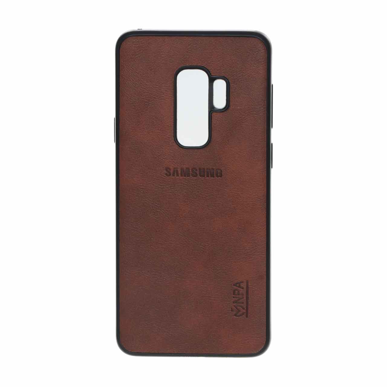 1564514 قاب طرح چرم NPA مدل Samsung Galaxy S9 Plus - قهوه ای - ORX - تصویر 1