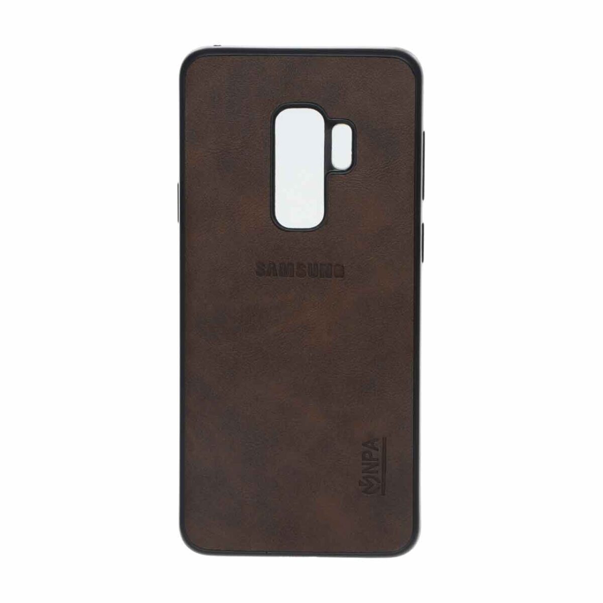 قاب طرح چرم NPA مدل Samsung Galaxy S9 Plus - قهوه ای کد 1 - ORX - تصویر 1