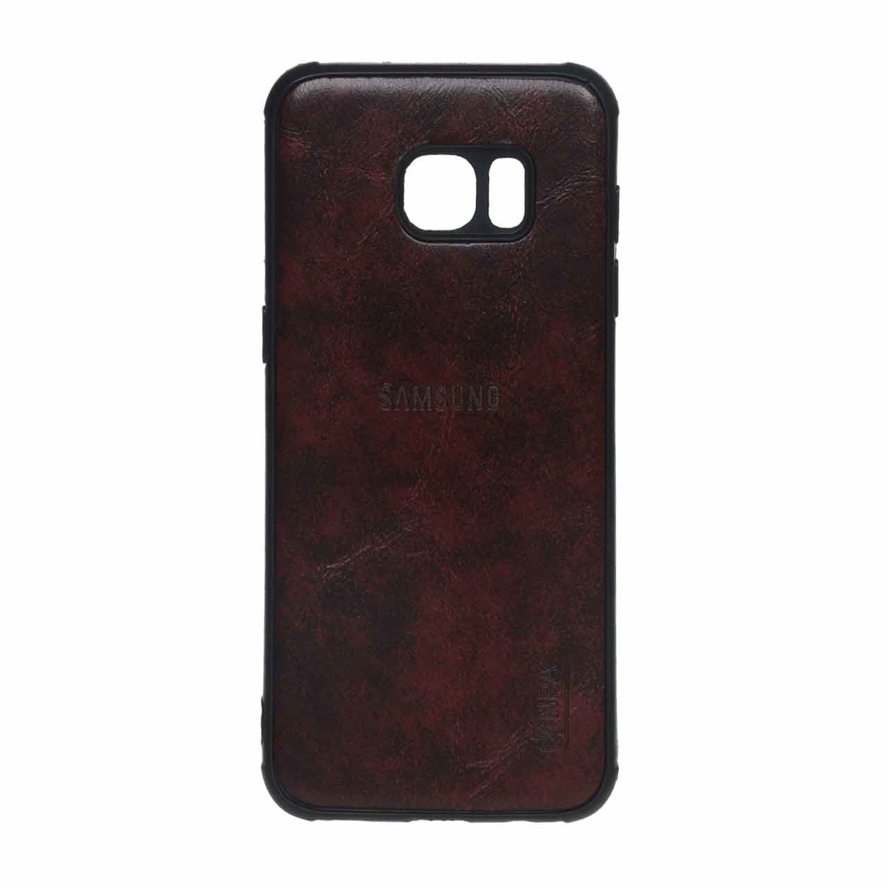 1564580 قاب طرح چرم NPA مدل Samsung Galaxy S7 Edge - قهوه ای تیره - ORX - تصویر 1