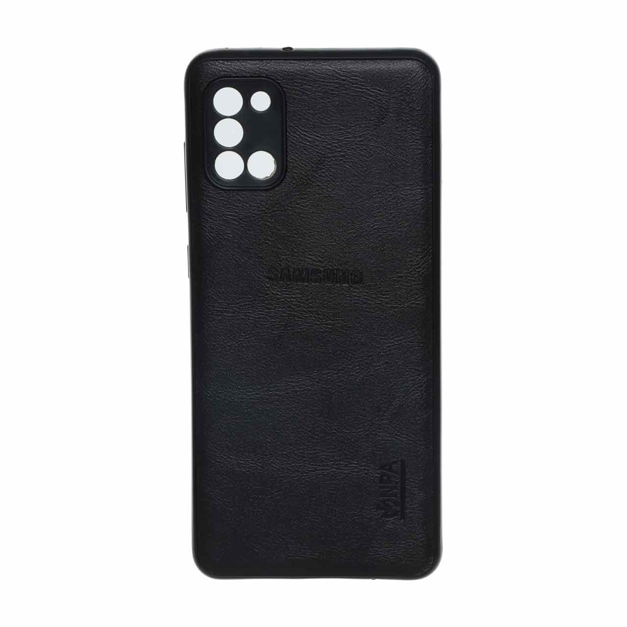 1564600 قاب طرح چرم NPA مدل Samsung Galaxy A31 - مشکی کد 1 - ORX - تصویر 1