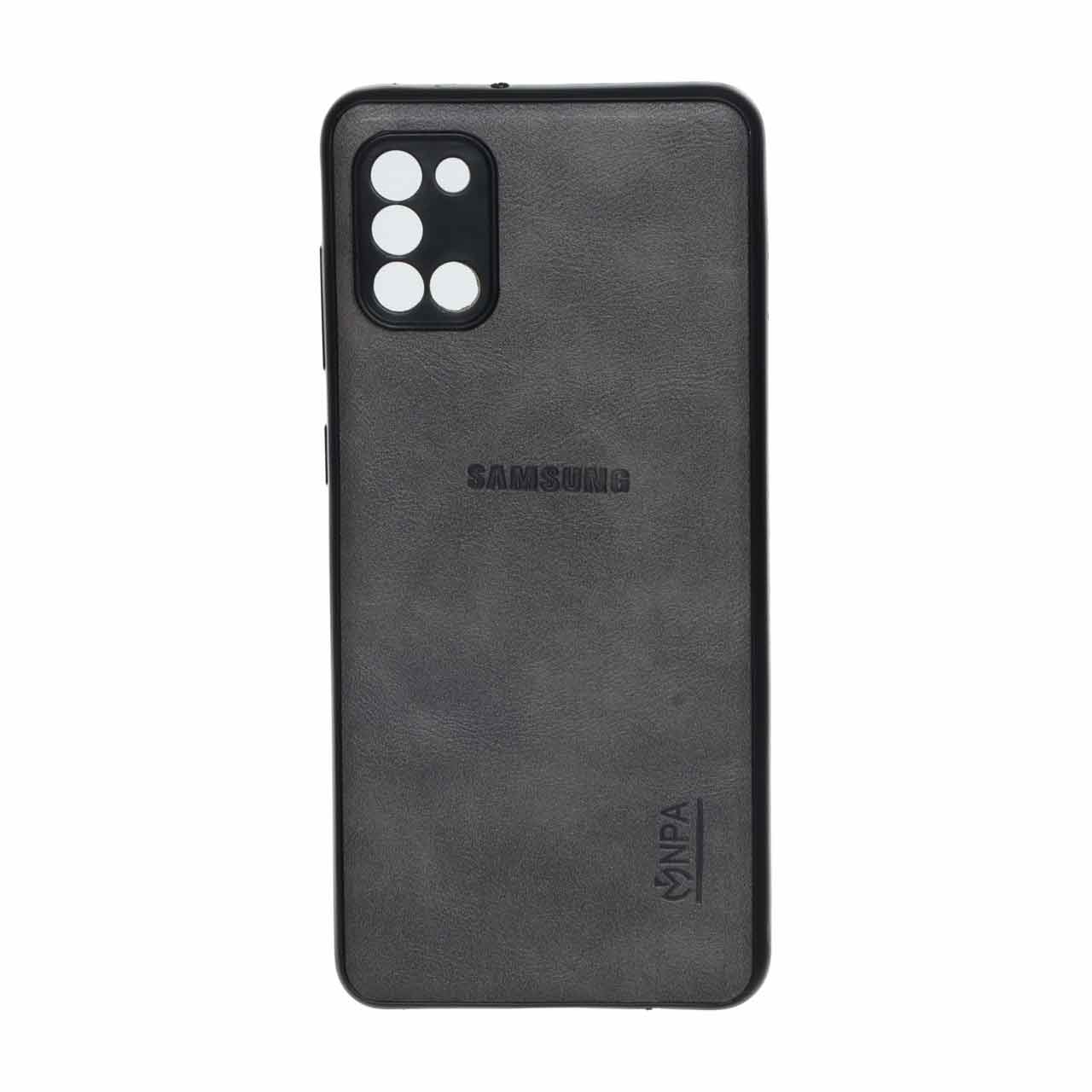 1564602 قاب طرح چرم NPA مدل Samsung Galaxy A31 - طوسی - ORX - تصویر 1