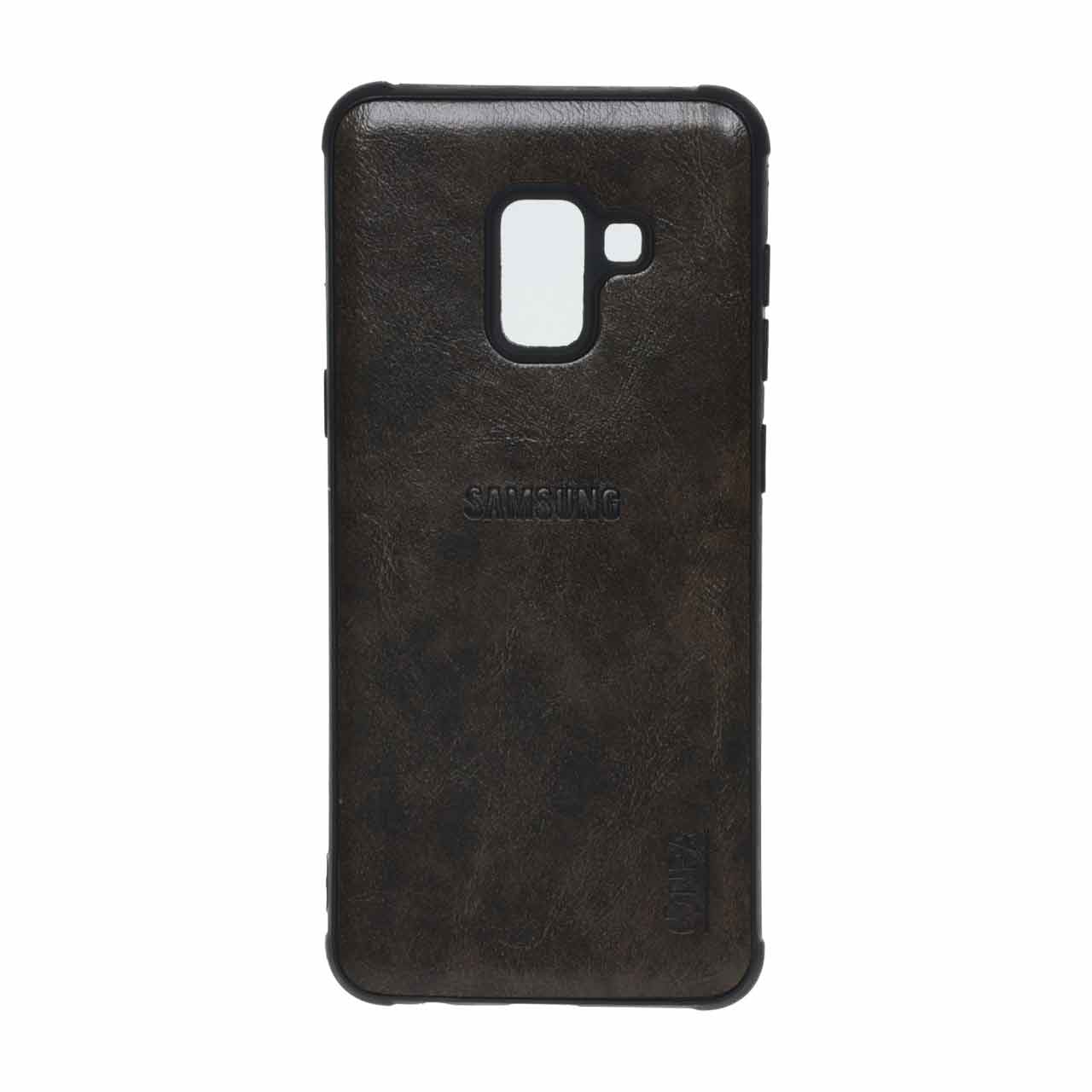 1564638 قاب طرح چرم NPA مدل Samsung Galaxy A8 - سبز زیتونی - ORX - تصویر 1