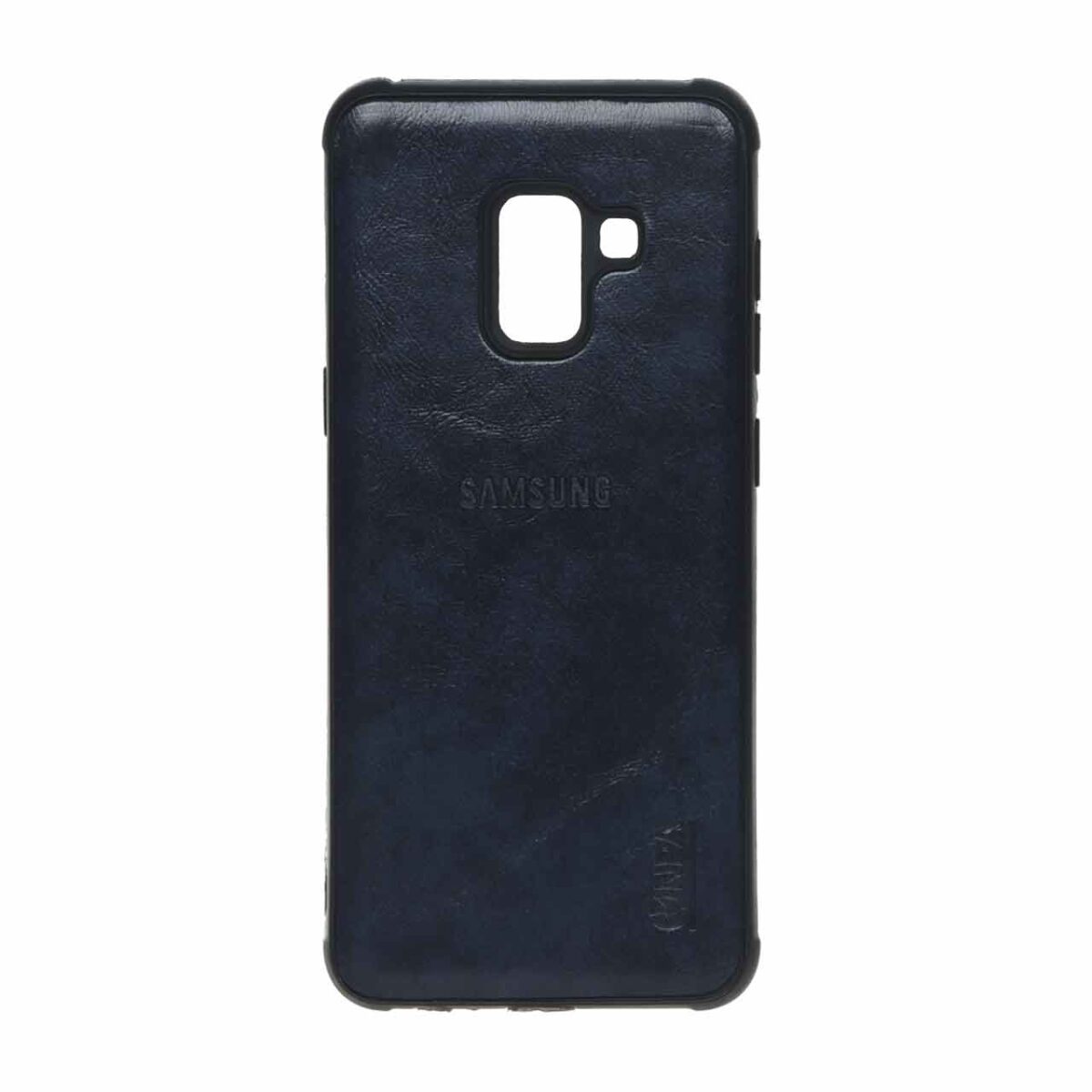 قاب طرح چرم NPA مدل Samsung Galaxy A8 - سرمه ای - ORX - تصویر 1