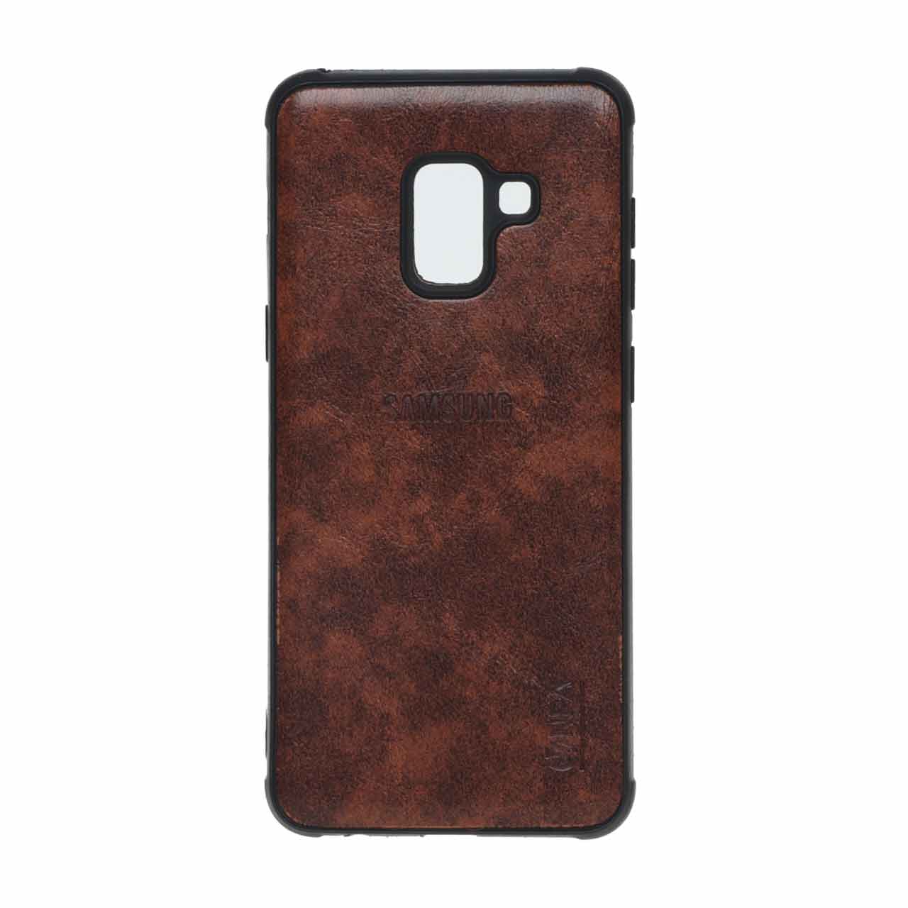 1564648 قاب طرح چرم NPA مدل Samsung Galaxy A8 - قهوه ای روشن - ORX - تصویر 1