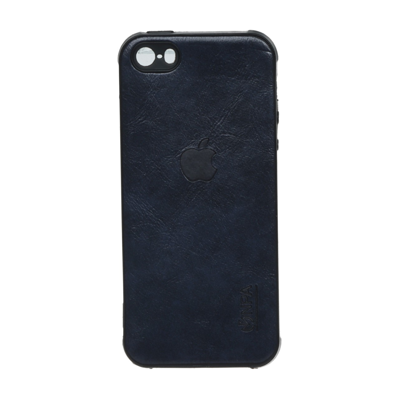 1564756 قاب طرح چرم NPA مدل Apple iPhone 5 / iPhone 5S - سرمه ای - ORX - تصویر 1