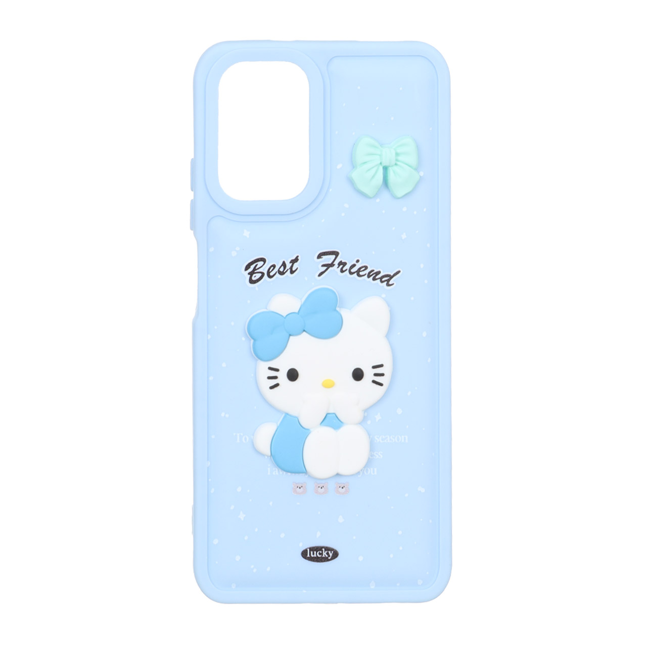1564930 قاب پافر ساده Lucky عروسک خمیری Xiaomi Redmi Note 10 4G / Redmi Note 10S / Poco M5S - آبی - تصویر 1