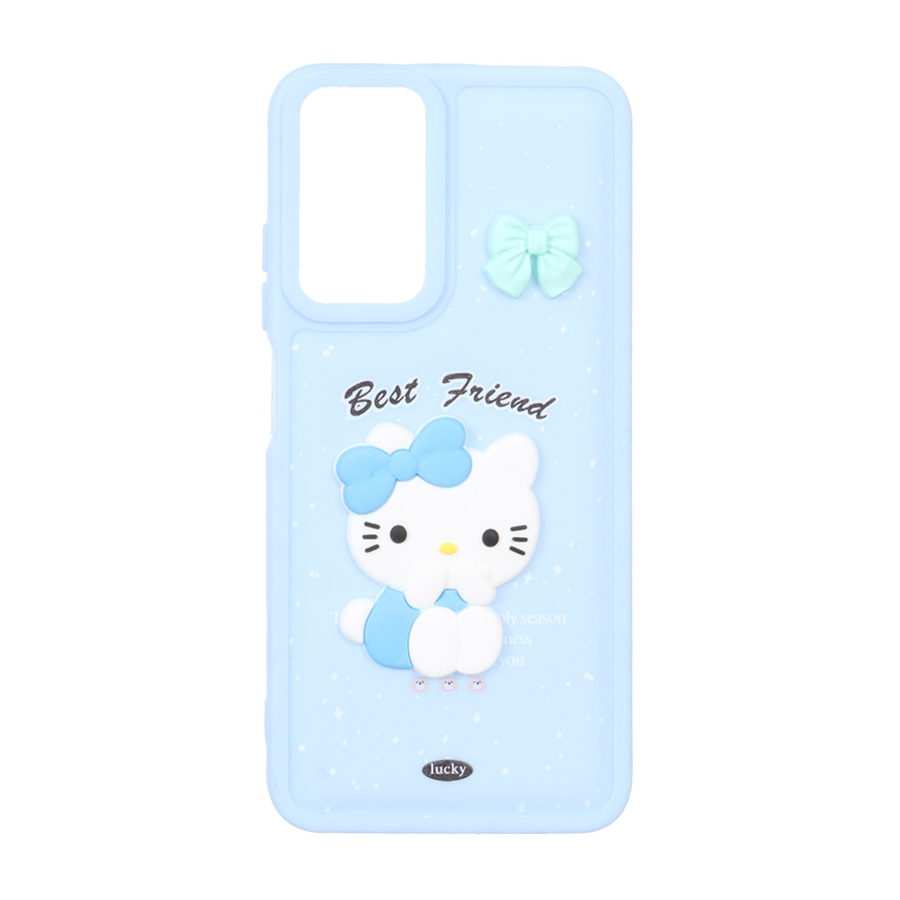 1565120 قاب پافر ساده Lucky عروسک خمیری Xiaomi Redmi Note 12S / Xiaomi Redmi Note 11 4G / Redmi Note 11S - آبی - تصویر 1