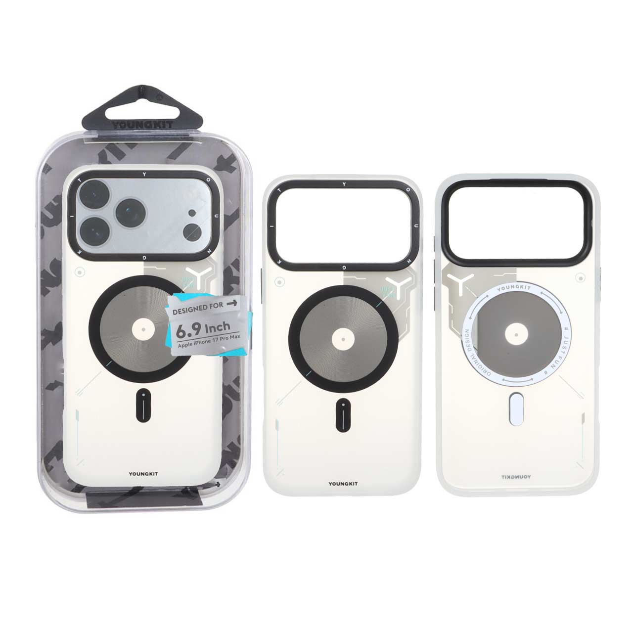 1565482 قاب اورجینال YoungKit Magsafe مدل Apple iPhone 17 Pro Max - شفاف (پک دار) - تصویر 1