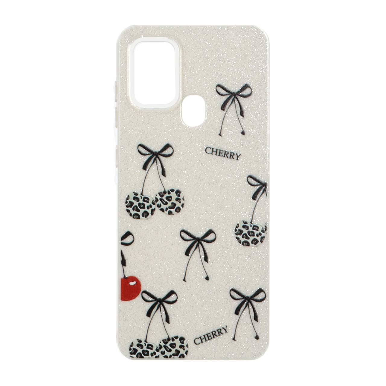 1565598 قاب Cherry اکلیلی طرح پاپیون Samsung Galaxy A21s - کرم - تصویر 1