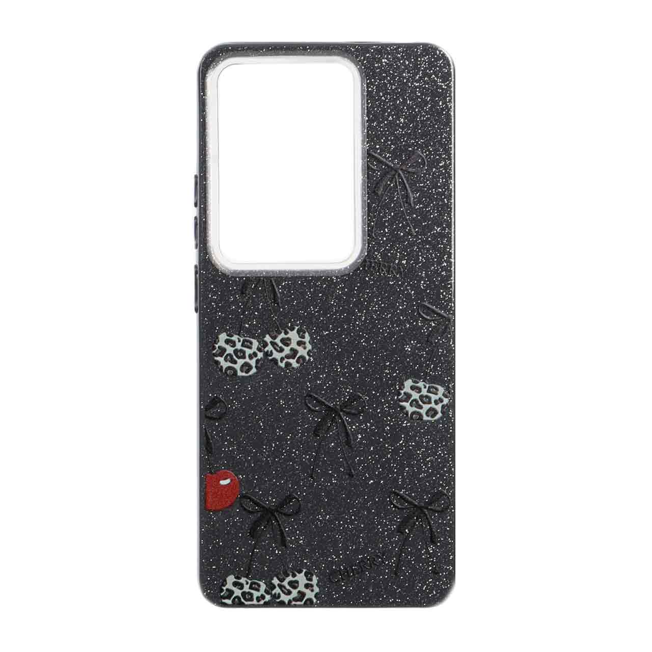 1565664 قاب Cherry اکلیلی طرح پاپیون Xiaomi Redmi Note 14S / Note 13 Pro 4G / Poco M6 Pro 4G - مشکی - تصویر 1