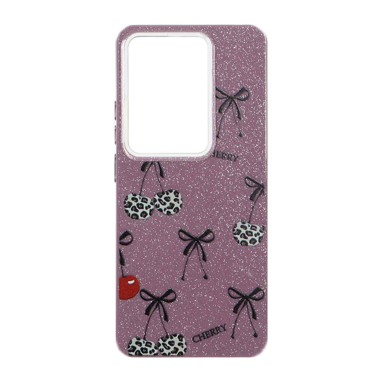 1565670 قاب Cherry اکلیلی طرح پاپیون Xiaomi Redmi Note 14S / Note 13 Pro 4G / Poco M6 Pro 4G - بنفش - تصویر 1