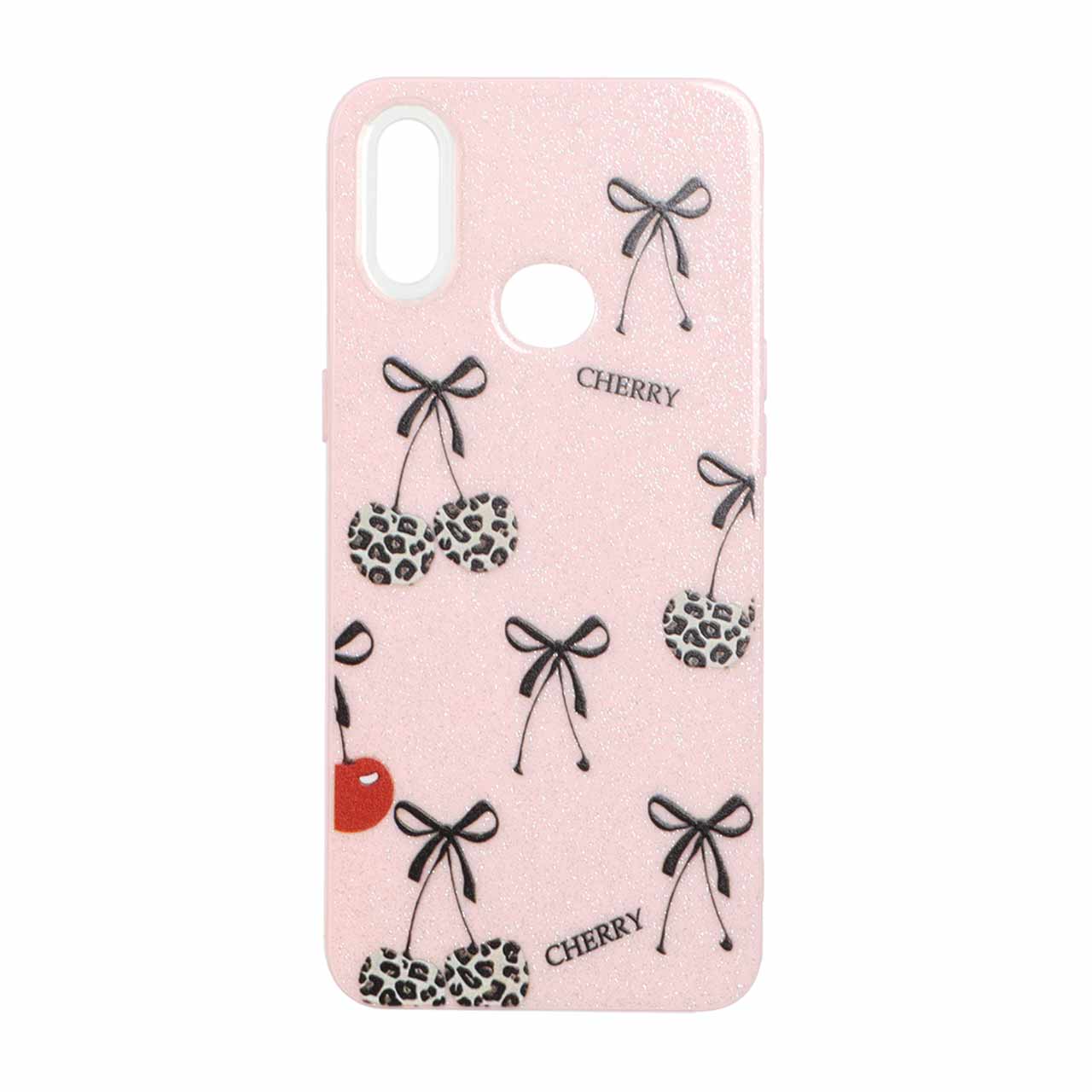 1565794 قاب Cherry اکلیلی طرح پاپیون Samsung Galaxy A10s - صورتی - تصویر 1