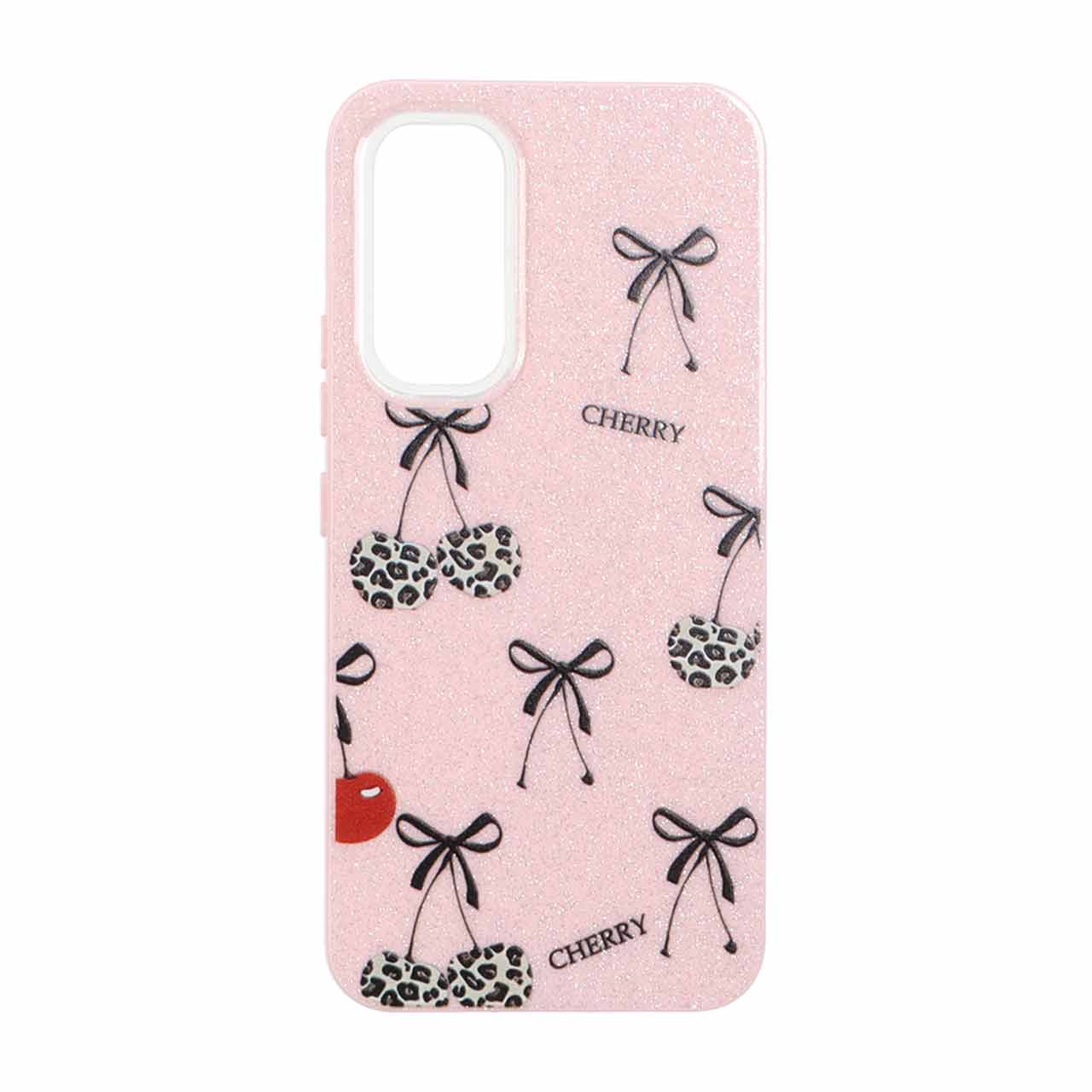 1565850 قاب Cherry اکلیلی طرح پاپیون Samsung Galaxy A54 - صورتی - تصویر 1