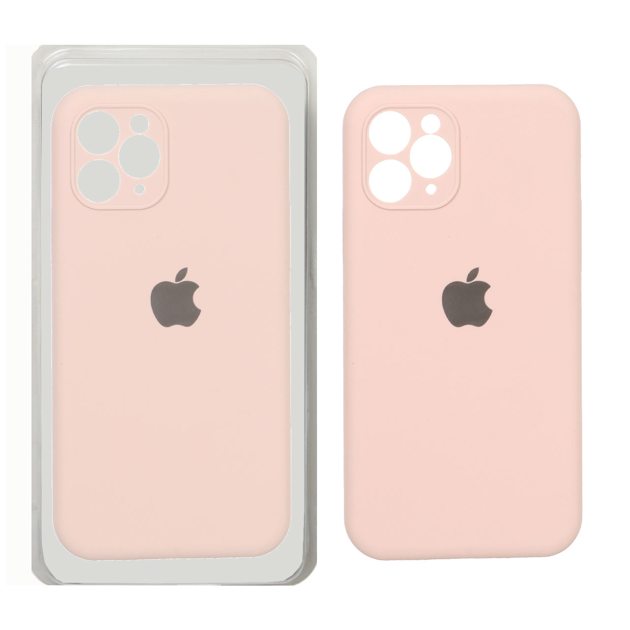 1565904 قاب سیلیکونی پاک کنی اورجینال Master Quality مدل Apple iPhone 11 Pro - کرم نارنجی (پک دار) - تصویر 1