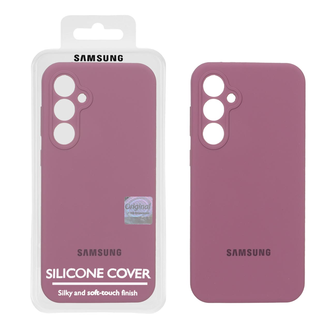 1565910 قاب سیلیکونی پاک کنی اورجینال Master Quality مدل Samsung Galaxy S23 FE - بنفش کد 1 (پک دار) - تصویر 1