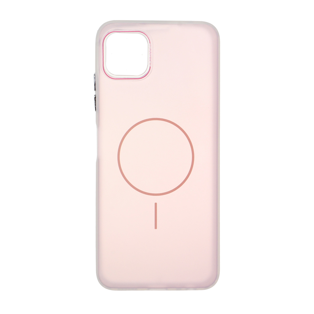 1565922 قاب مات Funnyrich طرح مگ سیف دور مات Samsung Galaxy A22 5G - صورتی - تصویر 1