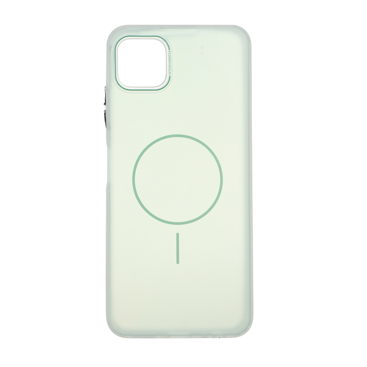 1565924 قاب مات Funnyrich طرح مگ سیف دور مات Samsung Galaxy A22 5G - سبز - تصویر 1