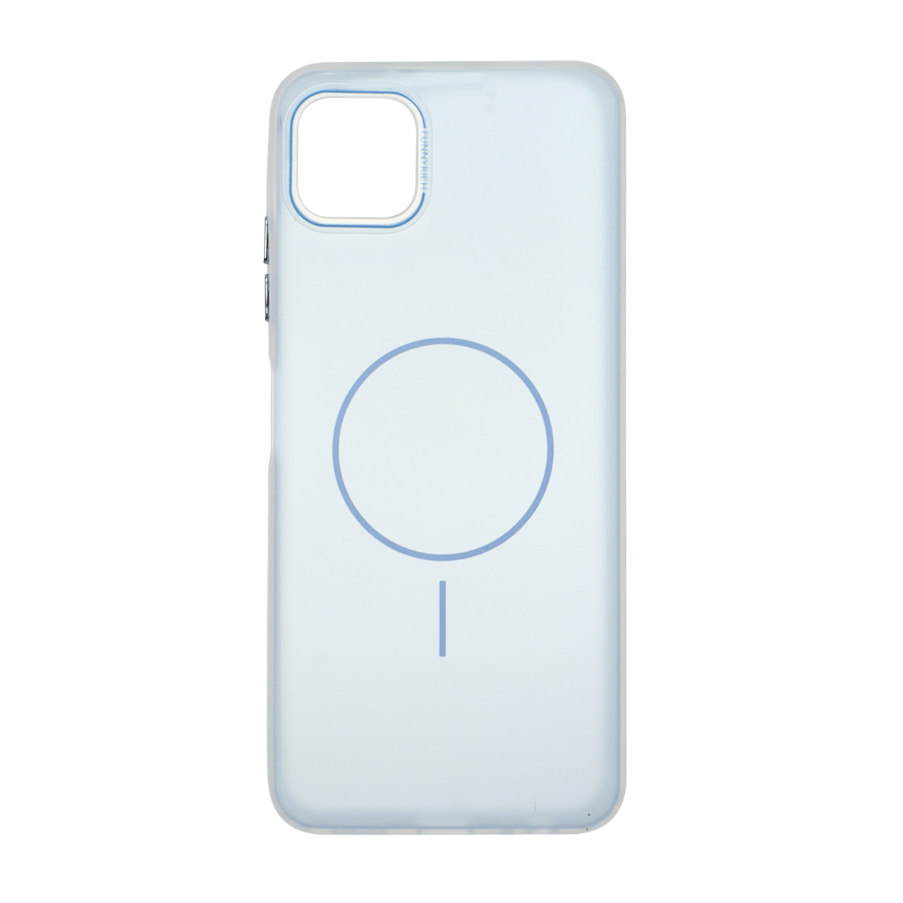 1565926 قاب مات Funnyrich طرح مگ سیف دور مات Samsung Galaxy A22 5G - آبی - تصویر 1