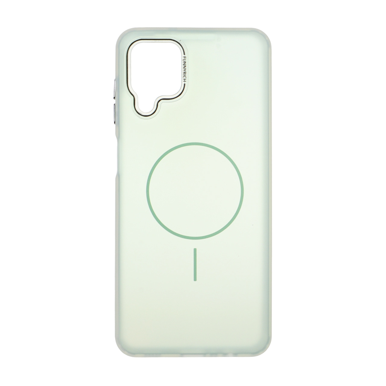1565962 قاب مات Funnyrich طرح مگ سیف دور مات Samsung Galaxy A12 / M12 / F12 - سبز کد 1 - تصویر 1