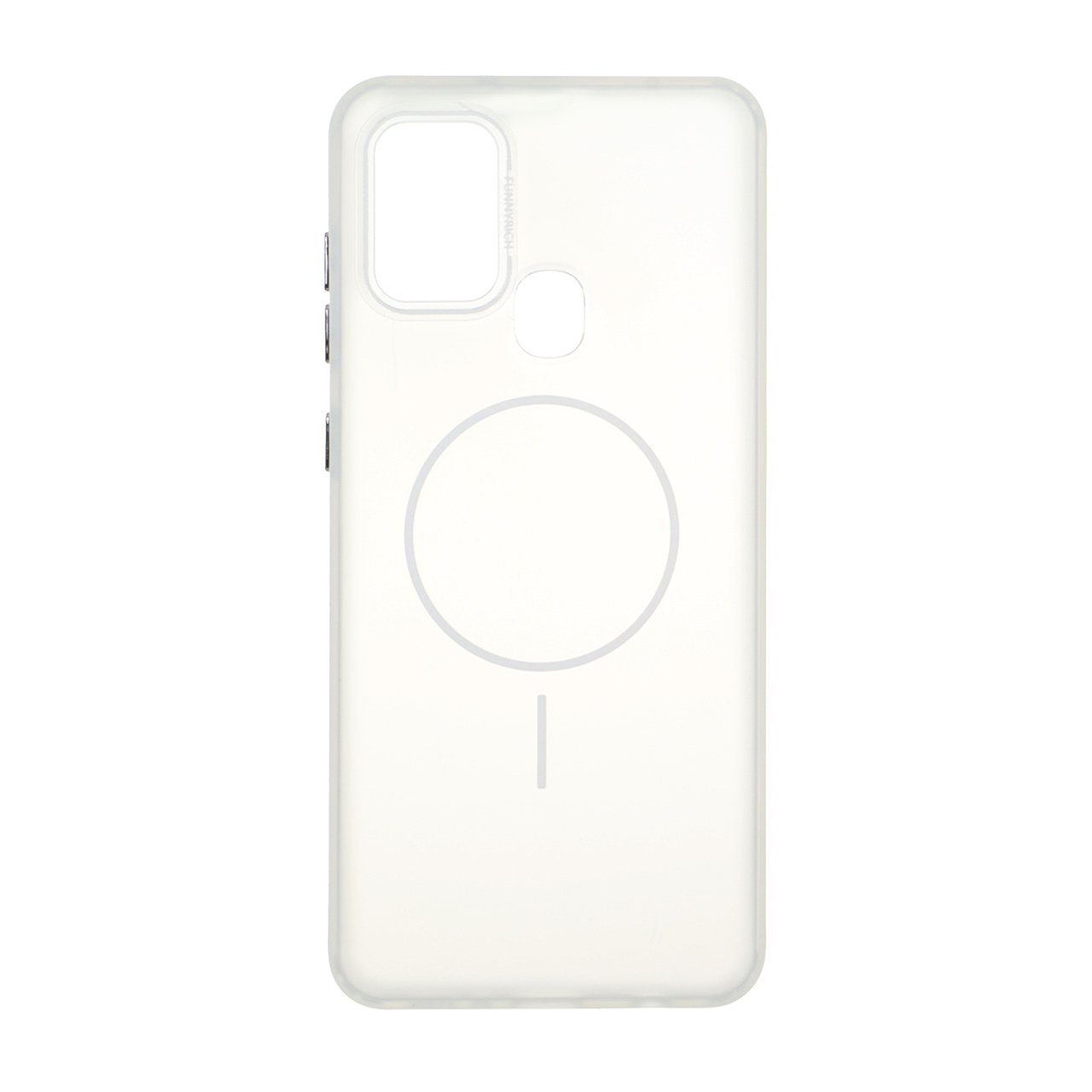 1565988 قاب مات Funnyrich طرح مگ سیف دور مات Samsung Galaxy A21s - سفید - تصویر 1