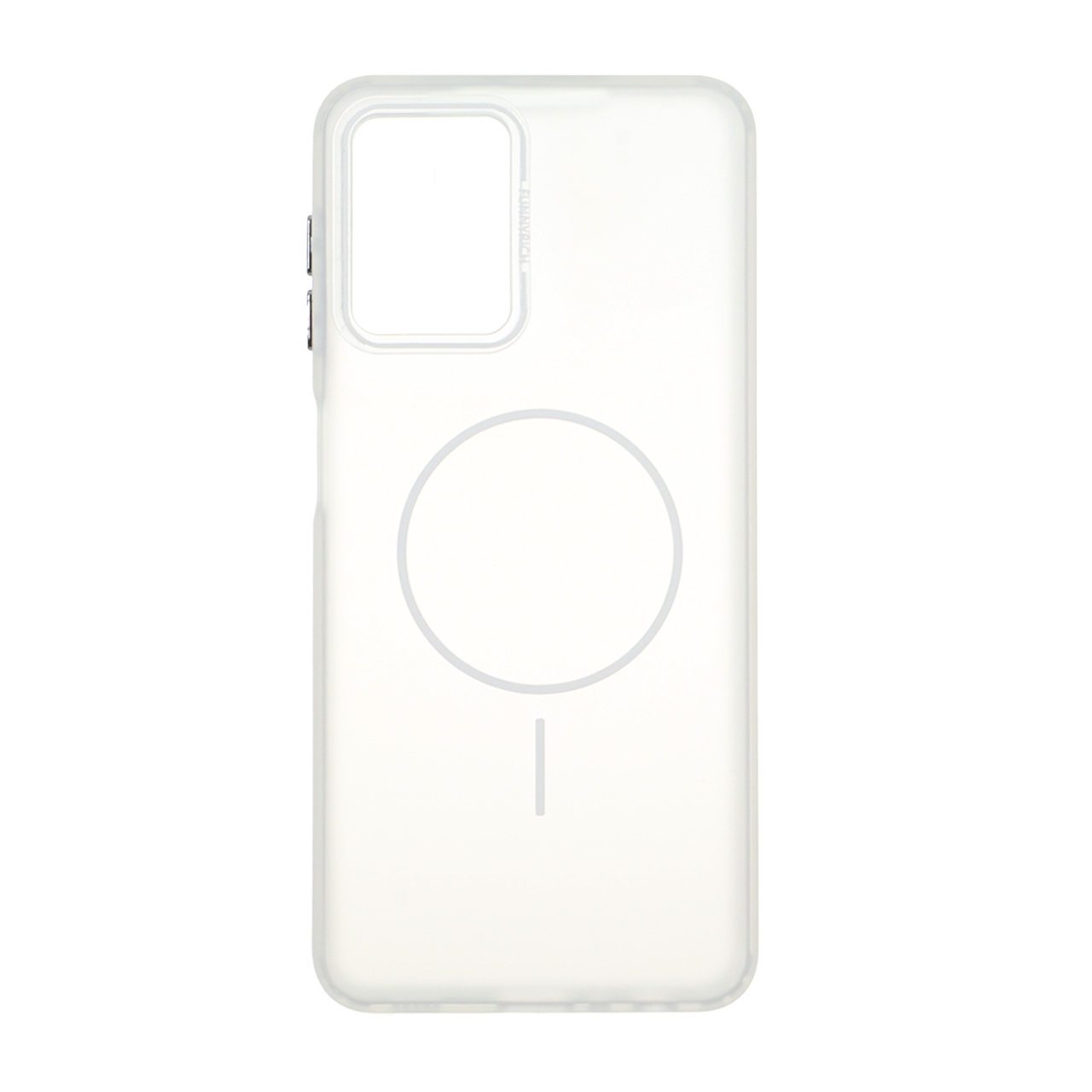 1565990 قاب مات Funnyrich طرح مگ سیف دور مات Samsung Galaxy A22 4G / M32 4G / F22 - سفید - تصویر 1