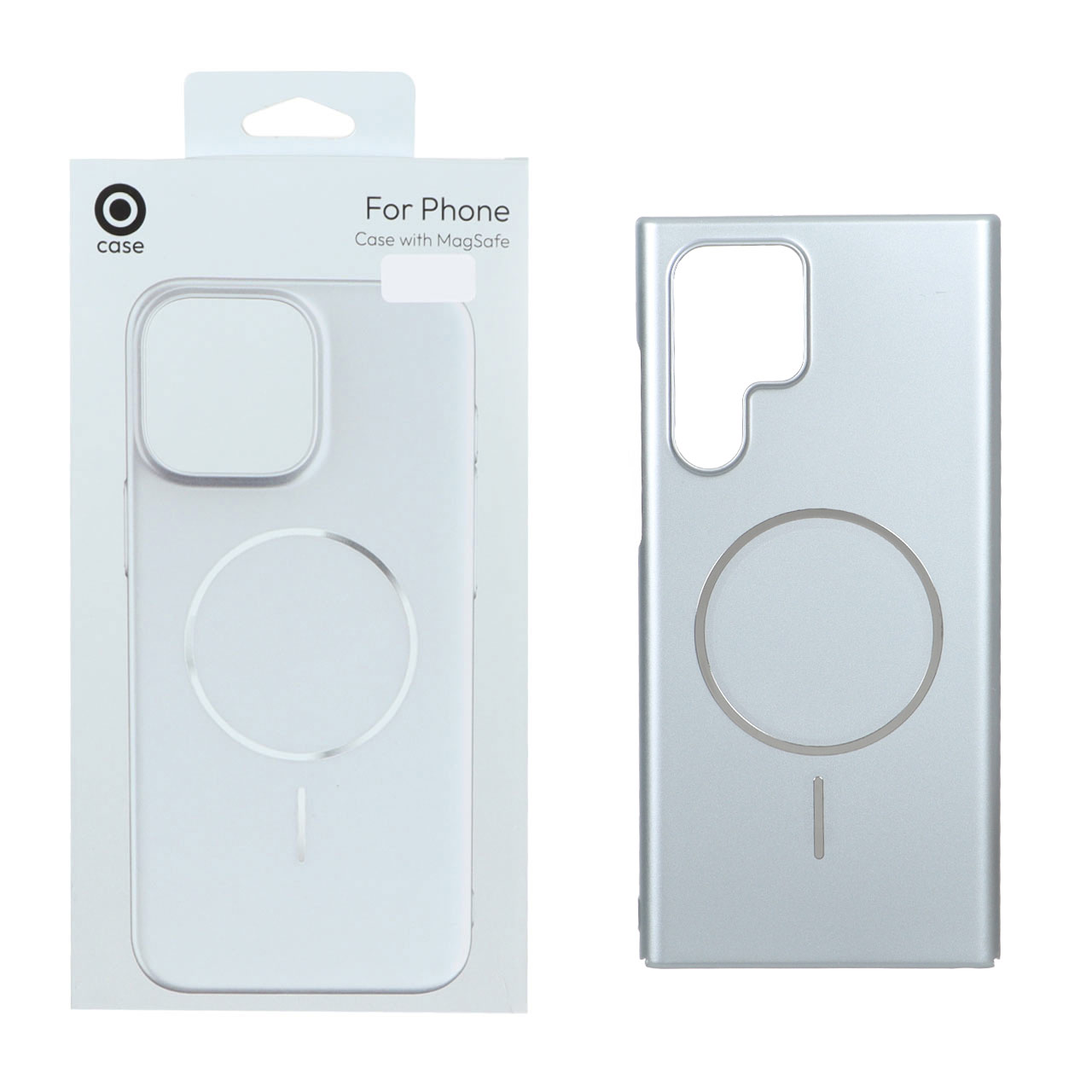 1566086 قاب متالیک MagSafe پشت سخت Samsung Galaxy S22 Ultra - نقره ای (پک دار) - تصویر 1